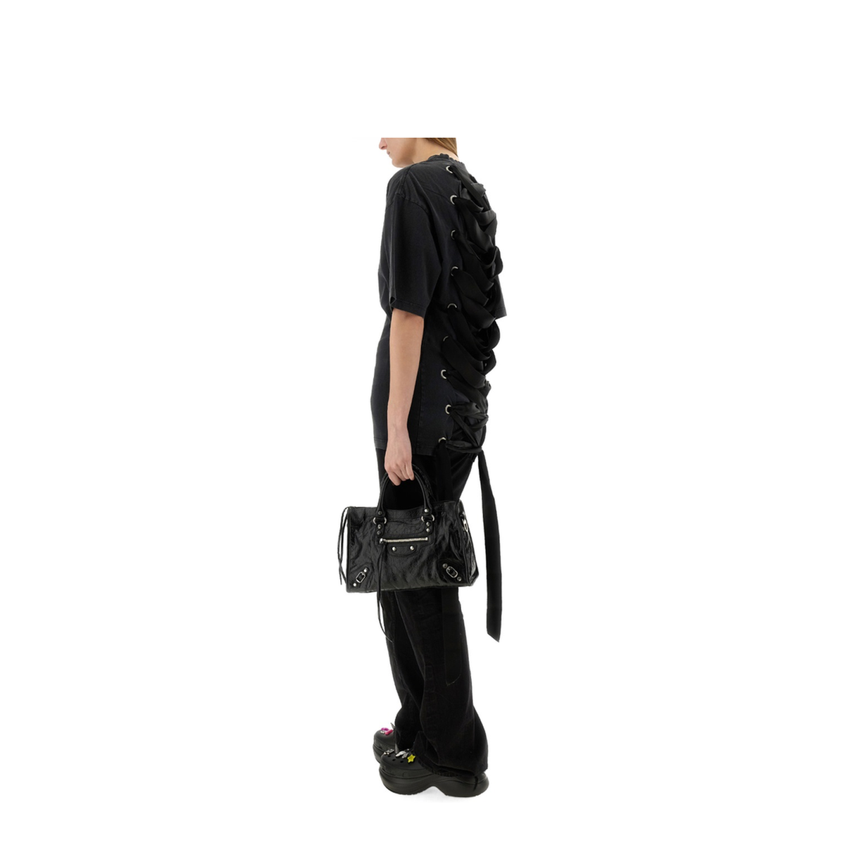 Lace-Up T-Shirt - Image 2