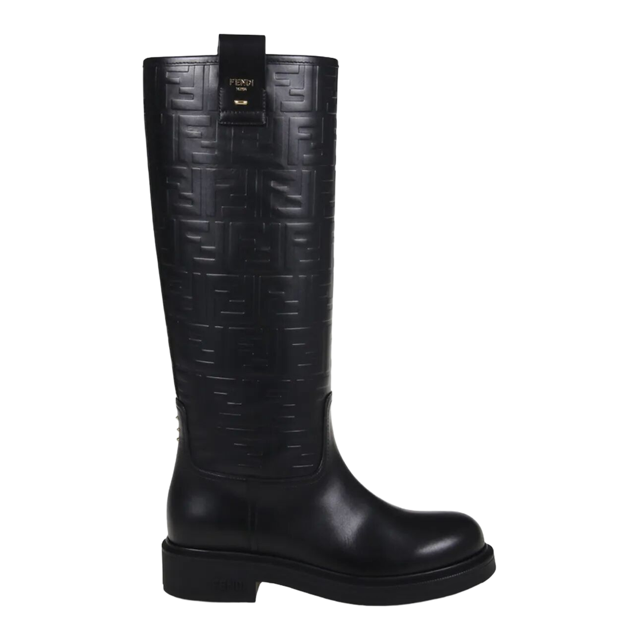 Filo Stamped FF Motif High Boots - Image 1