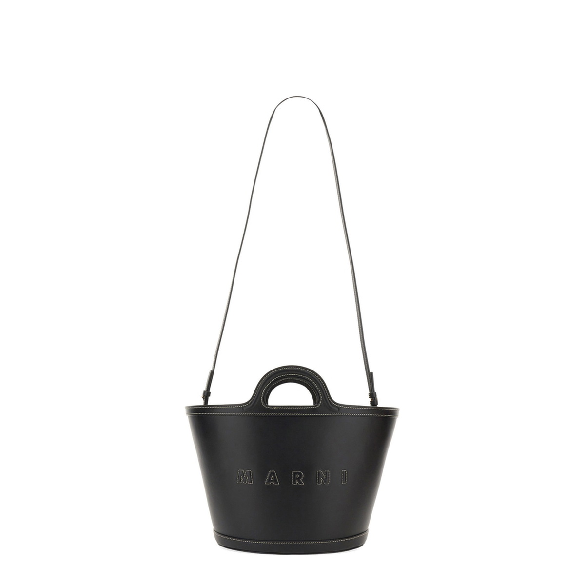 Tropicalia Small Calfskin Tote - Black - Image 2