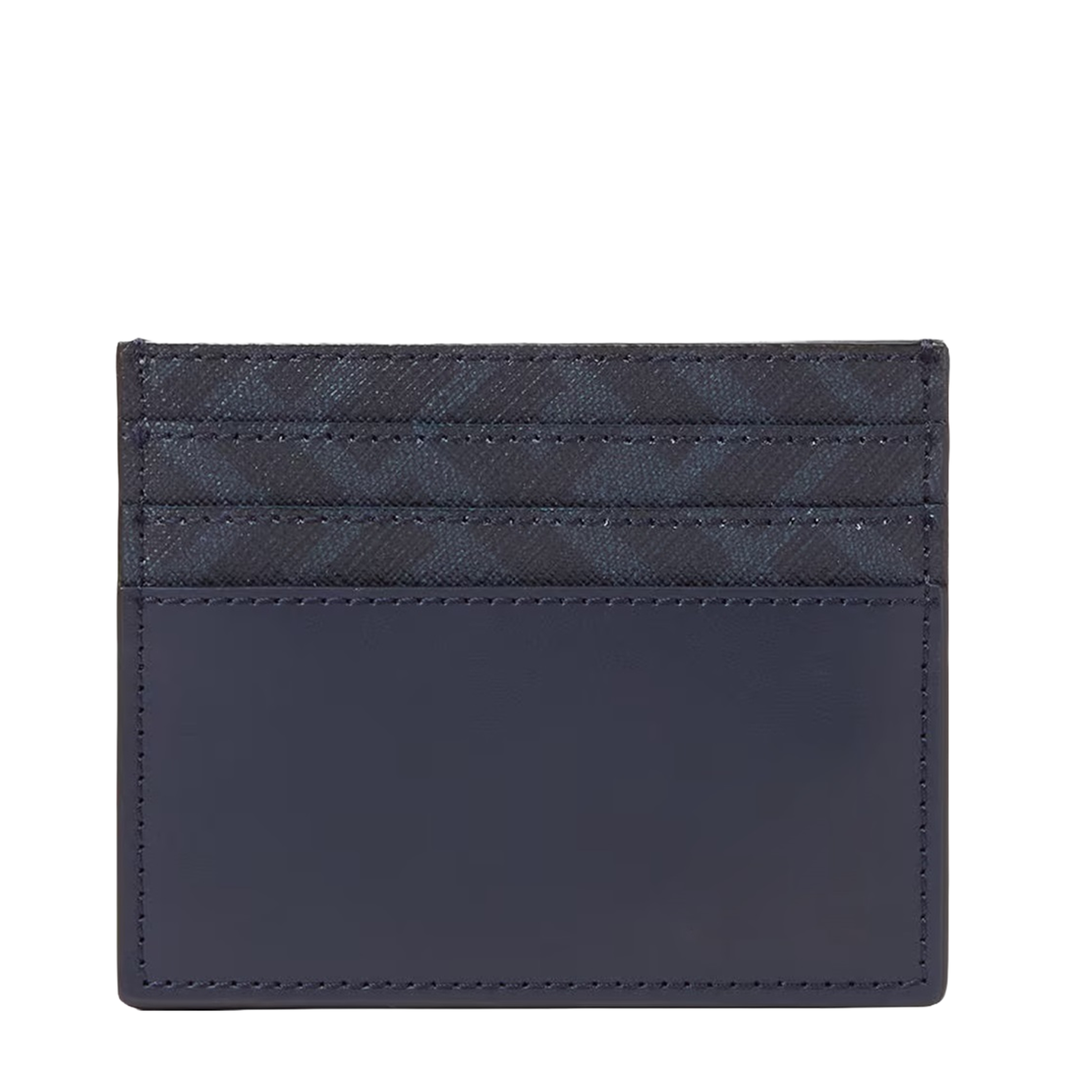 FF Squared Card Holder Leather Blue - Image 2