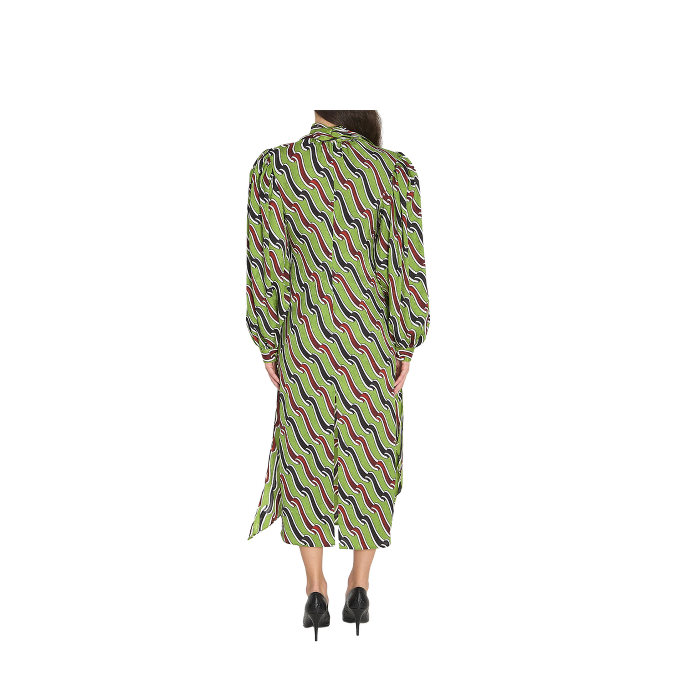 Printed Silk Dress - Image 4