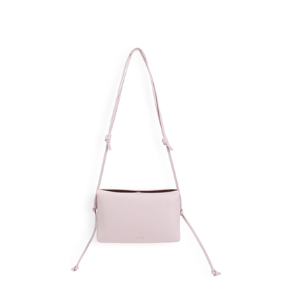 Trio Small Lambskin Shoulder Bag - Light Graphite - Image 2
