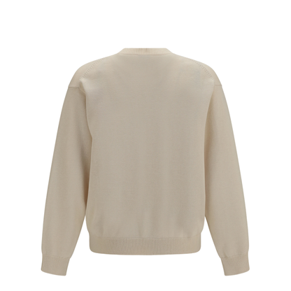 Emblem Embroidered Wool and Cotton Sweater - Image 2