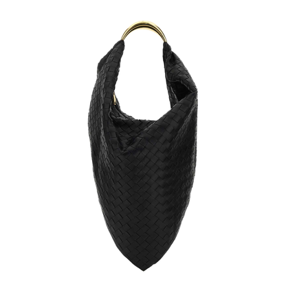 Foulard Leather Top Handle Bag - Black - Image 3
