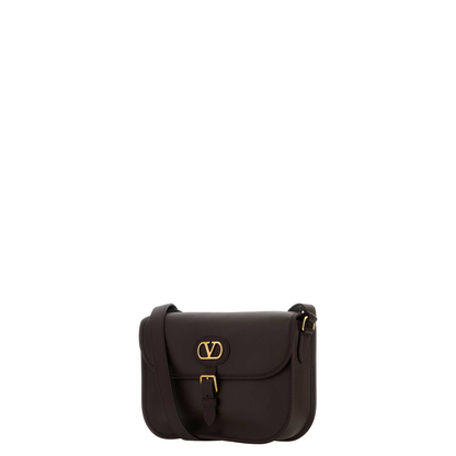 Chocolate Leather Antibes Crossbody Bag - Image 2