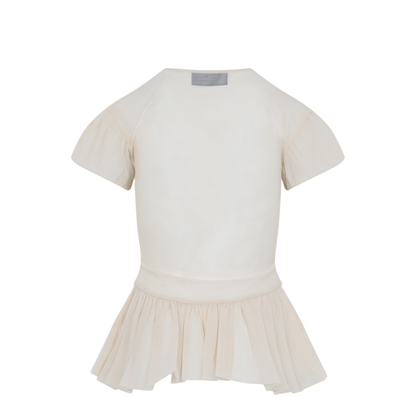 Sheer Ballet Peplum Top - Image 4