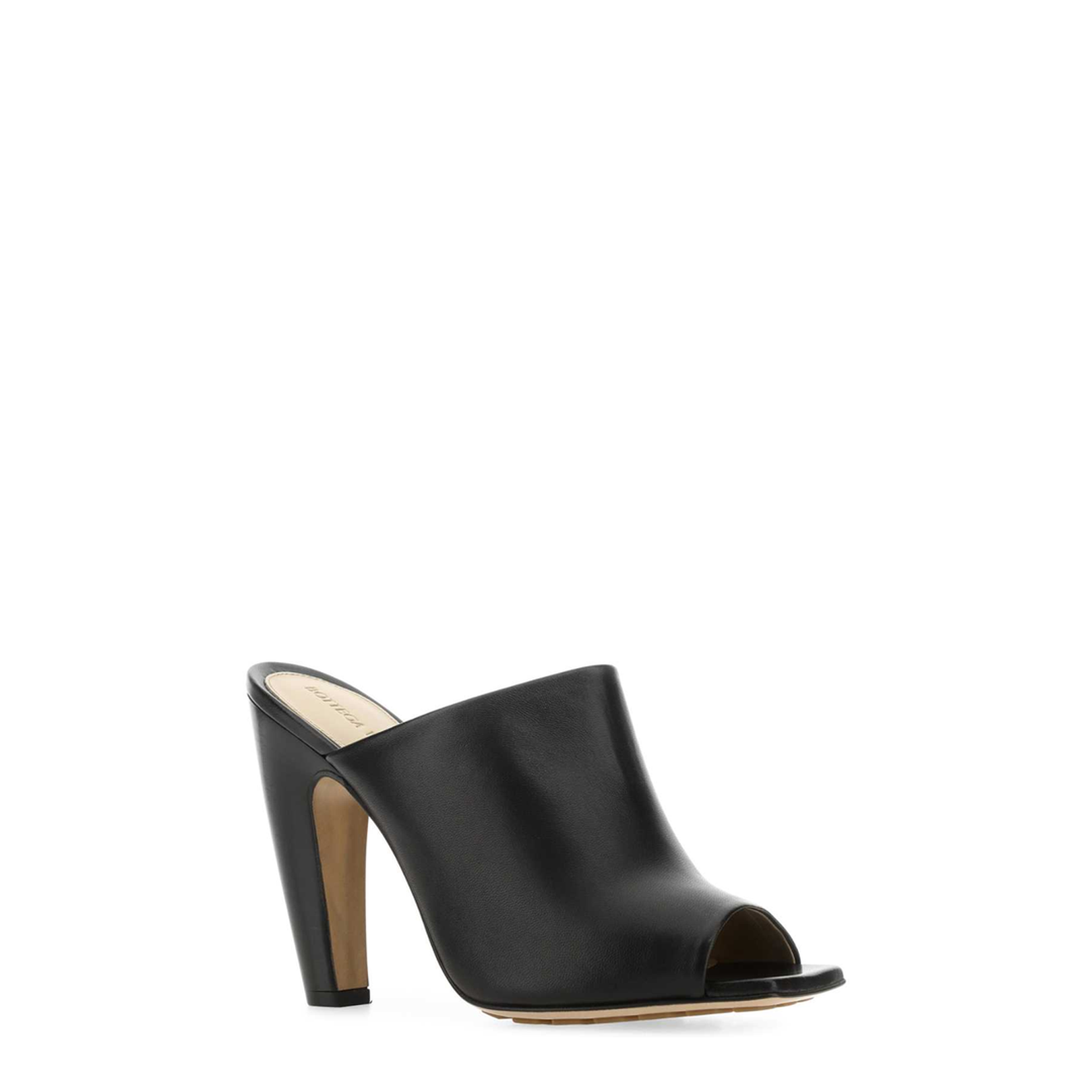 Black Nappa Leather Canalazzo Sandals - Image 2