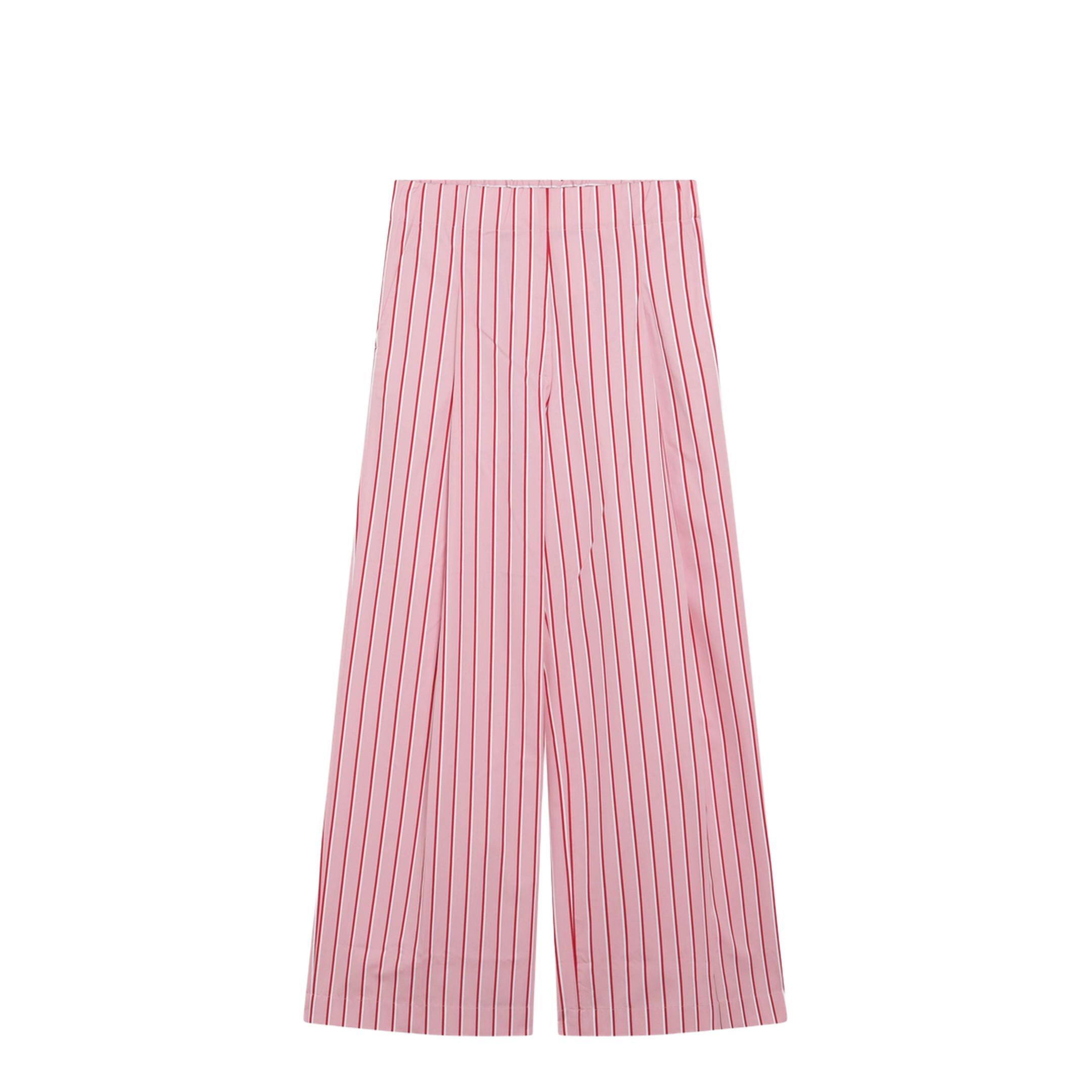 Wide Pink Striped Trousers - Image 1