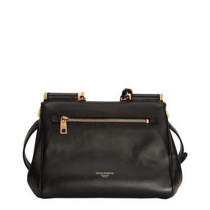 My Sicily handbag in plongé calfskin in Black - Image 6