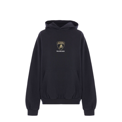 Hoodie with Lamborghini Shield Motif - Image 1
