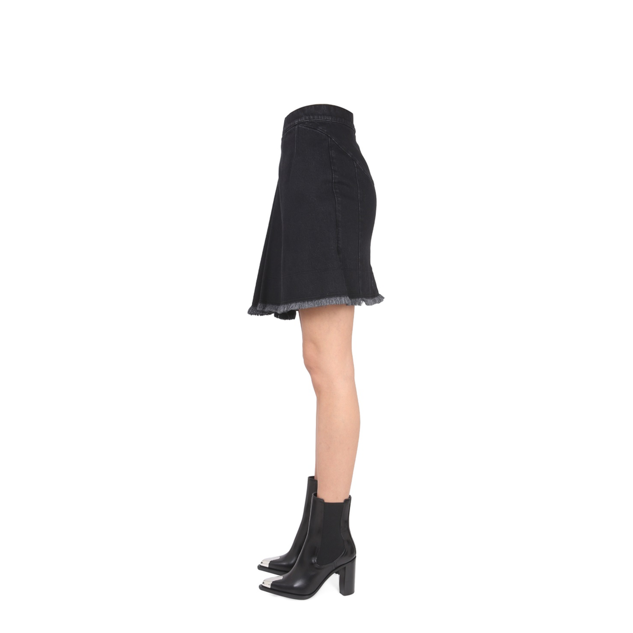 Asymmetrical Mini Skirt - Image 3