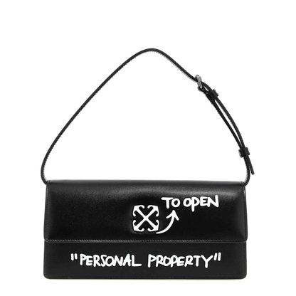 Jitney 1.0 Calfskin Shoulder Bag - Black - Image 5