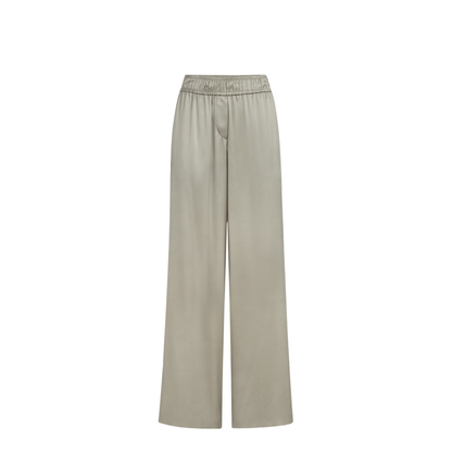 Elastic-Waistband Palazzo Pants - Image 1