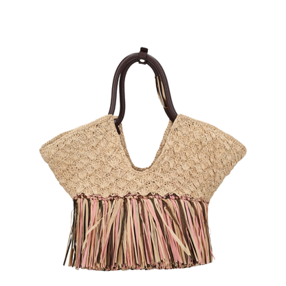 Goldentime Small Fringe Tote - Image 1