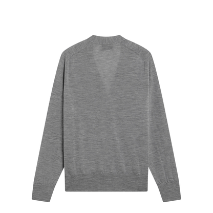 Grey De Coeur Cardigan in Wool - Image 2