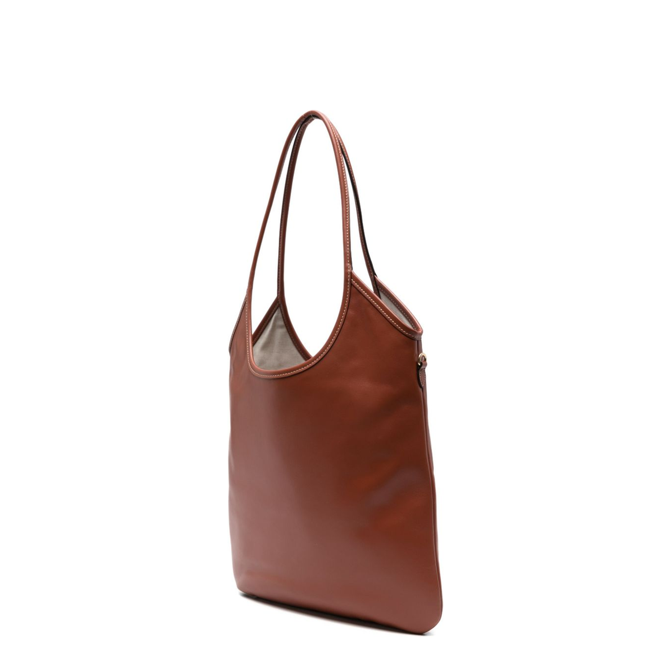Ivy Medium Calfskin Shoulder Bag - Rust - Image 3
