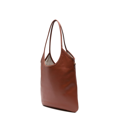 Ivy Medium Calfskin Shoulder Bag - Rust - Image 3