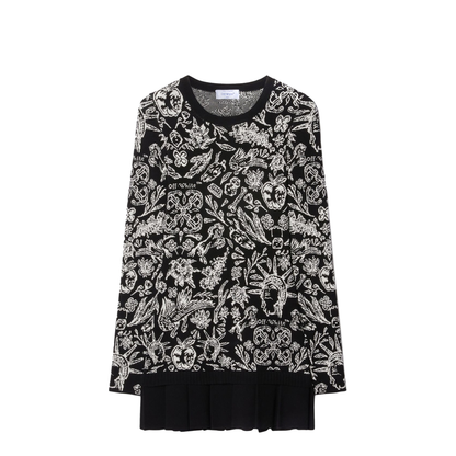 Floral Sleeves Dress - Image 1