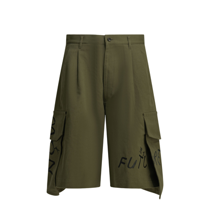 Cargo Shorts With Print - Image 1