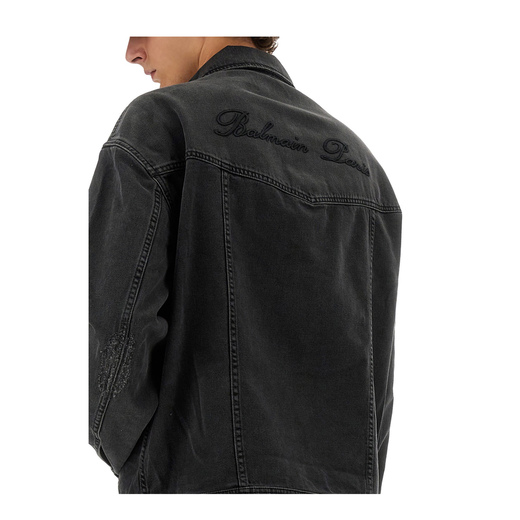 Denim Jacket Black - Image 4