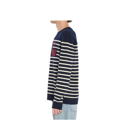 Men's Striped Wool Sweater - Image 3