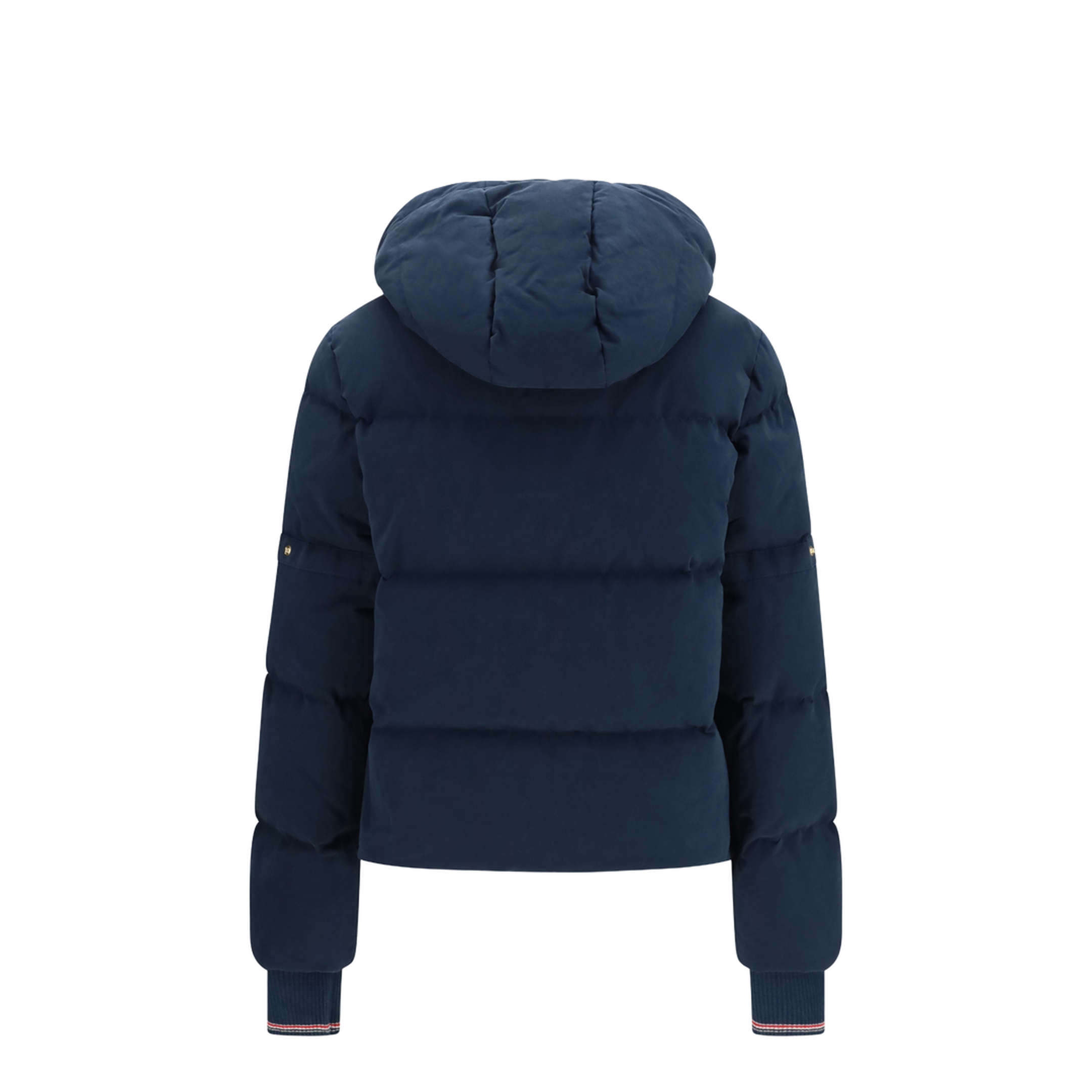 Waxed Technical Puffer Jacket with Hood - Image 2
