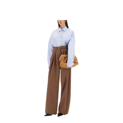Wide-Leg Pants with Belt - Image 2