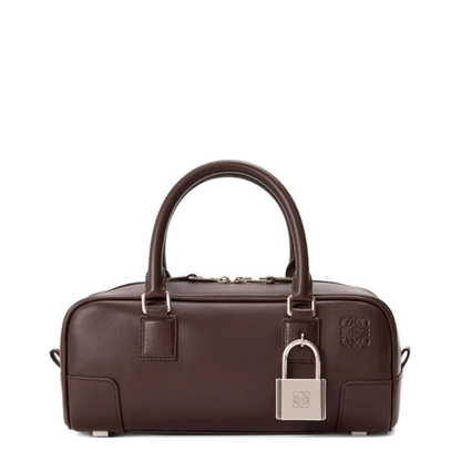 Amazona 23 Cropped Leather Shoulder Bag - Brown - Image 1