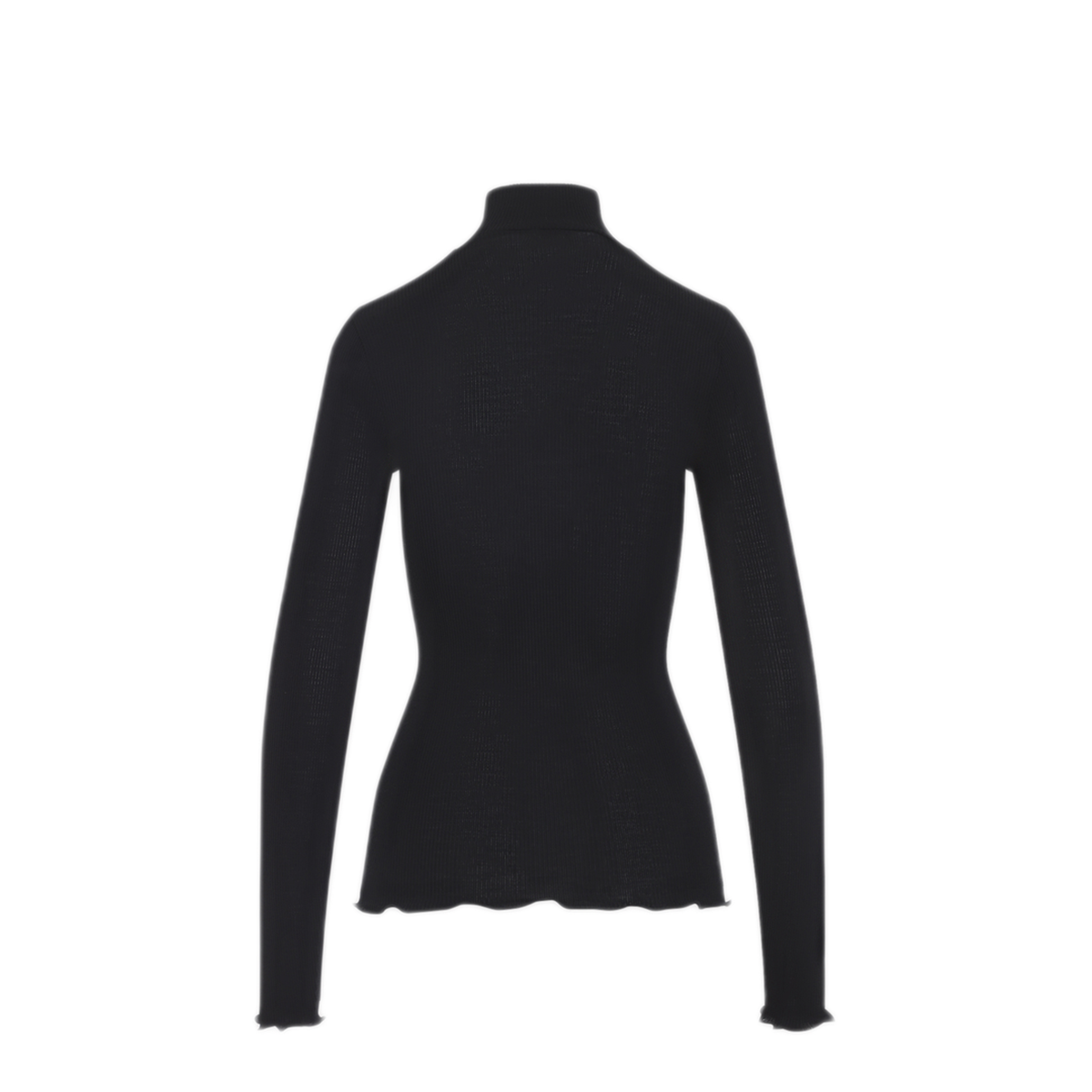 Ribbed Knit Turtleneck Top - Image 4