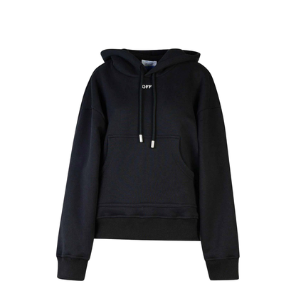 Stamp Round Over Hoodie Black - Image 4