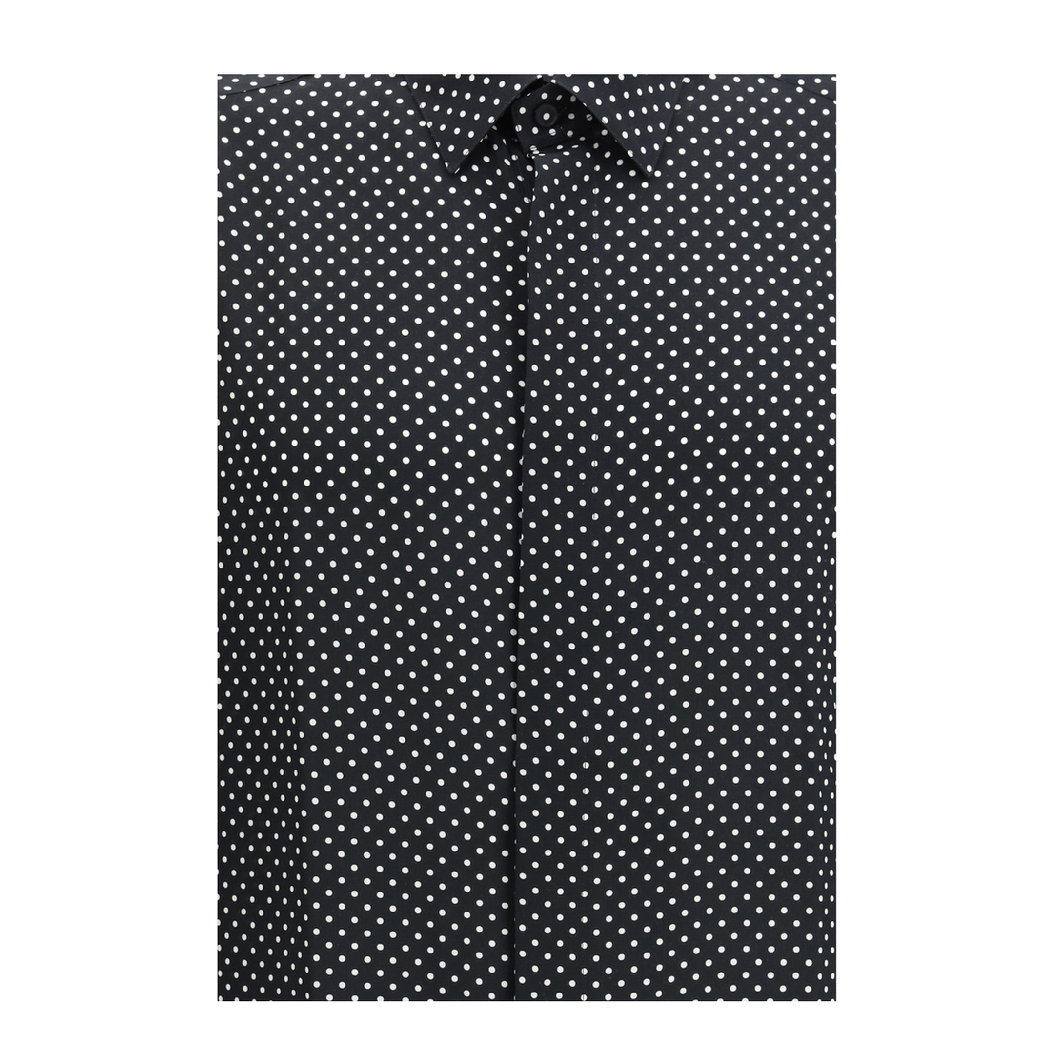 Crepe de Chine Polka Dot Shirt - Image 3
