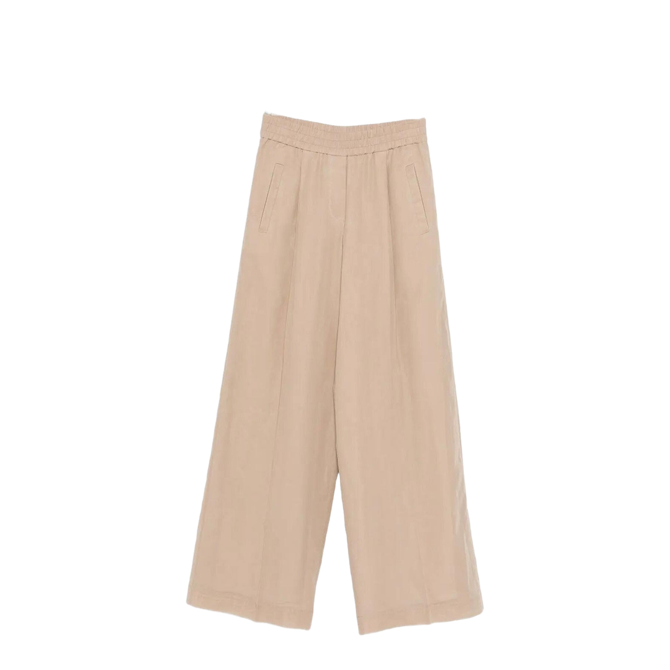 Cotton Trousers Cream - Image 1