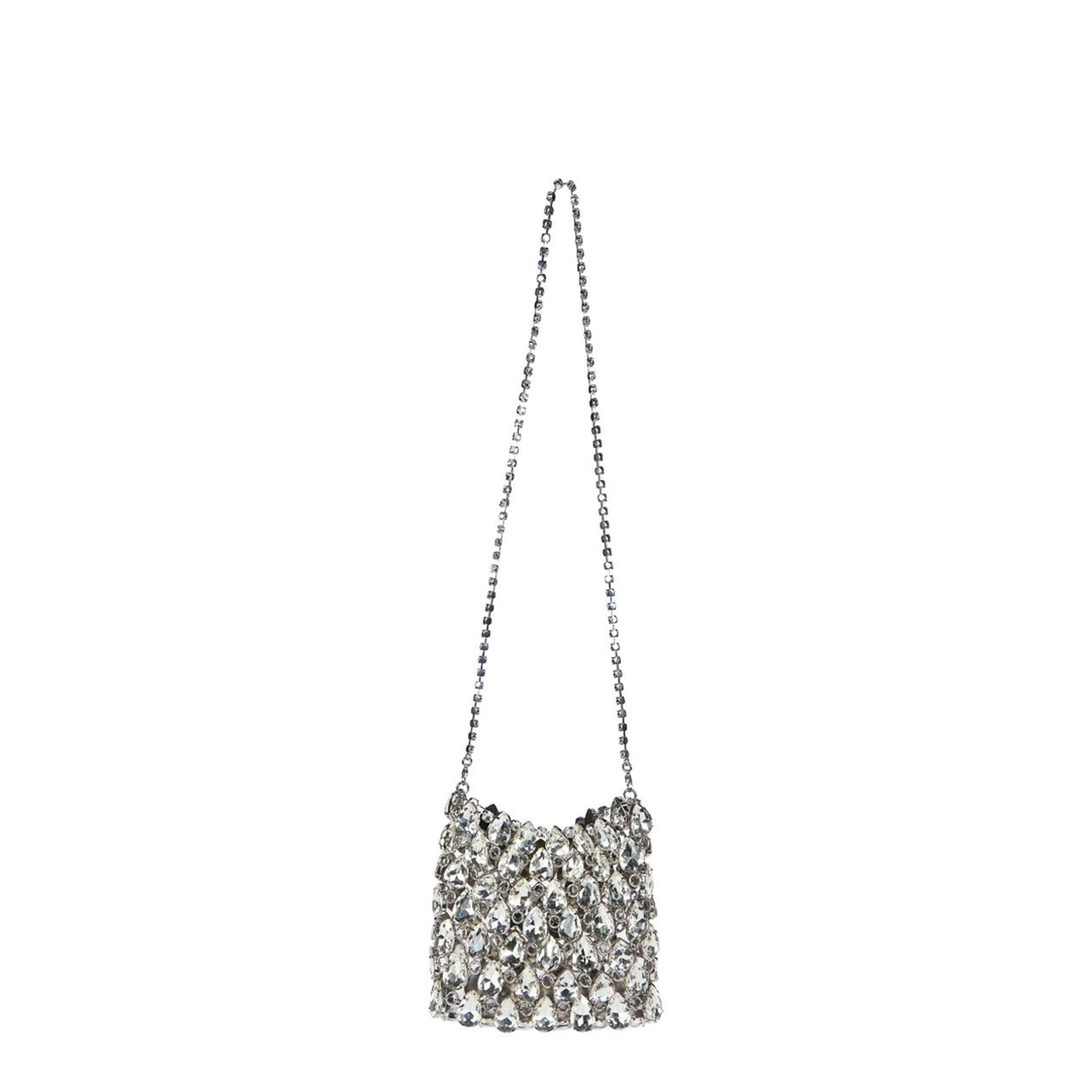 Crystal Chainmail Mini Bag - Black - Image 3