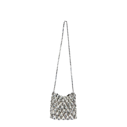 Crystal Chainmail Mini Bag - Black - Image 3