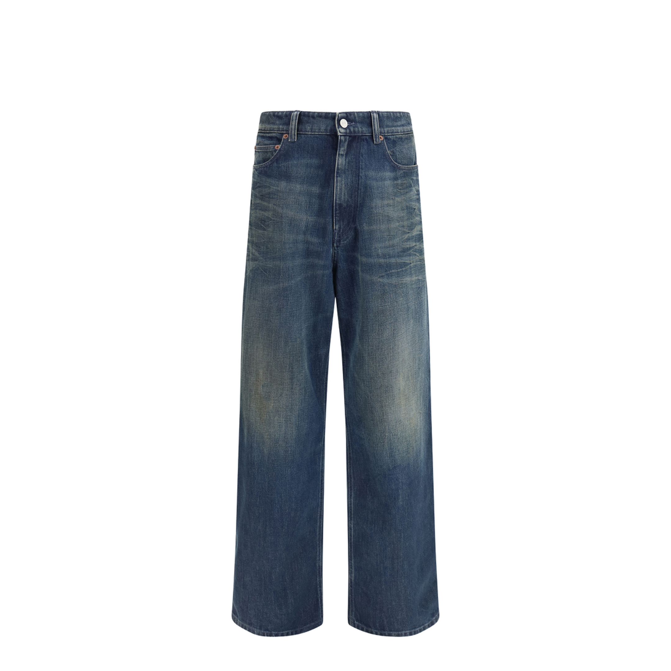Five-pocket Pants with Panel Design - Image 1
