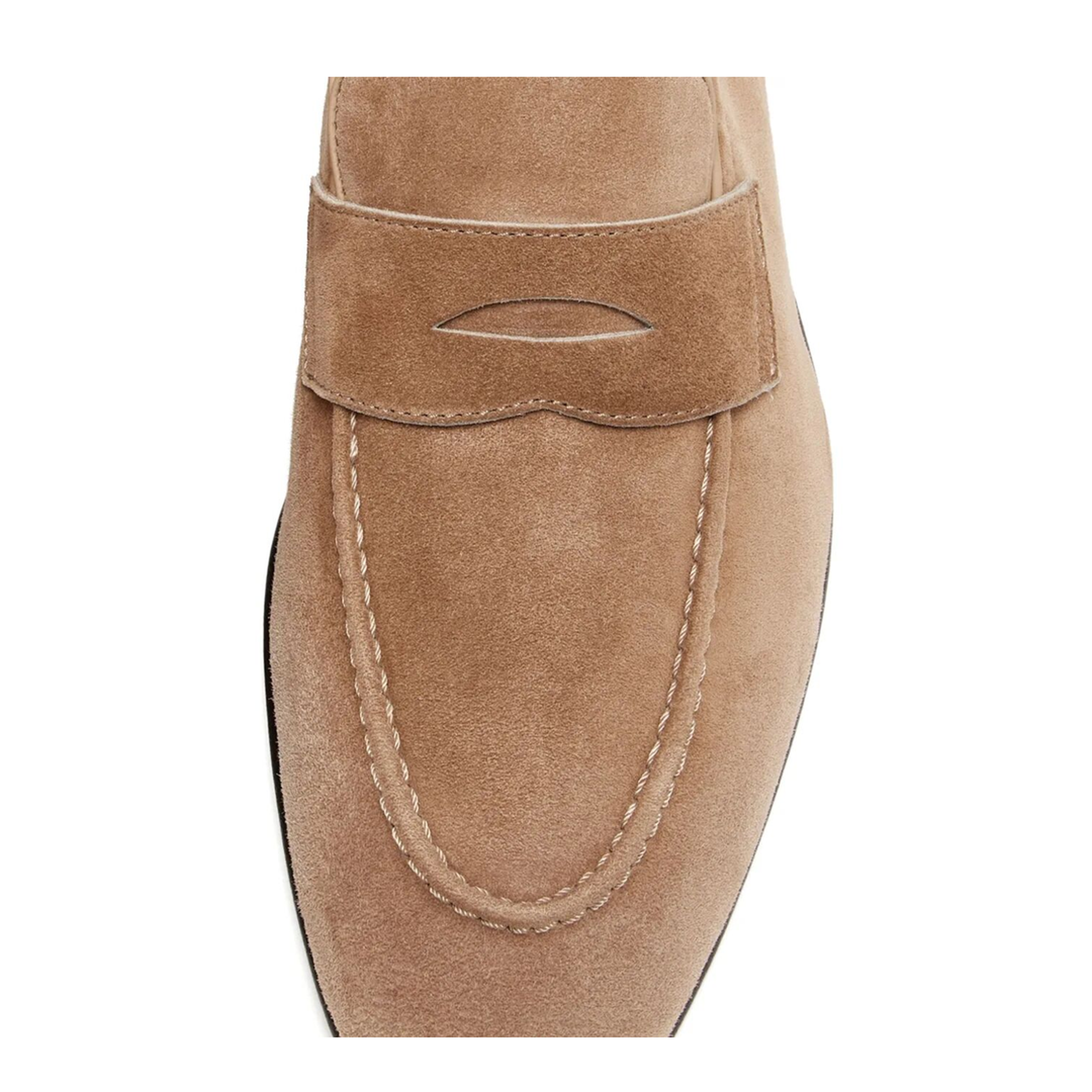 Suede Soft Penny Loafers - Image 4