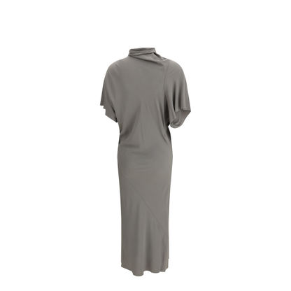 Asymmetric Midi Dress - Image 2