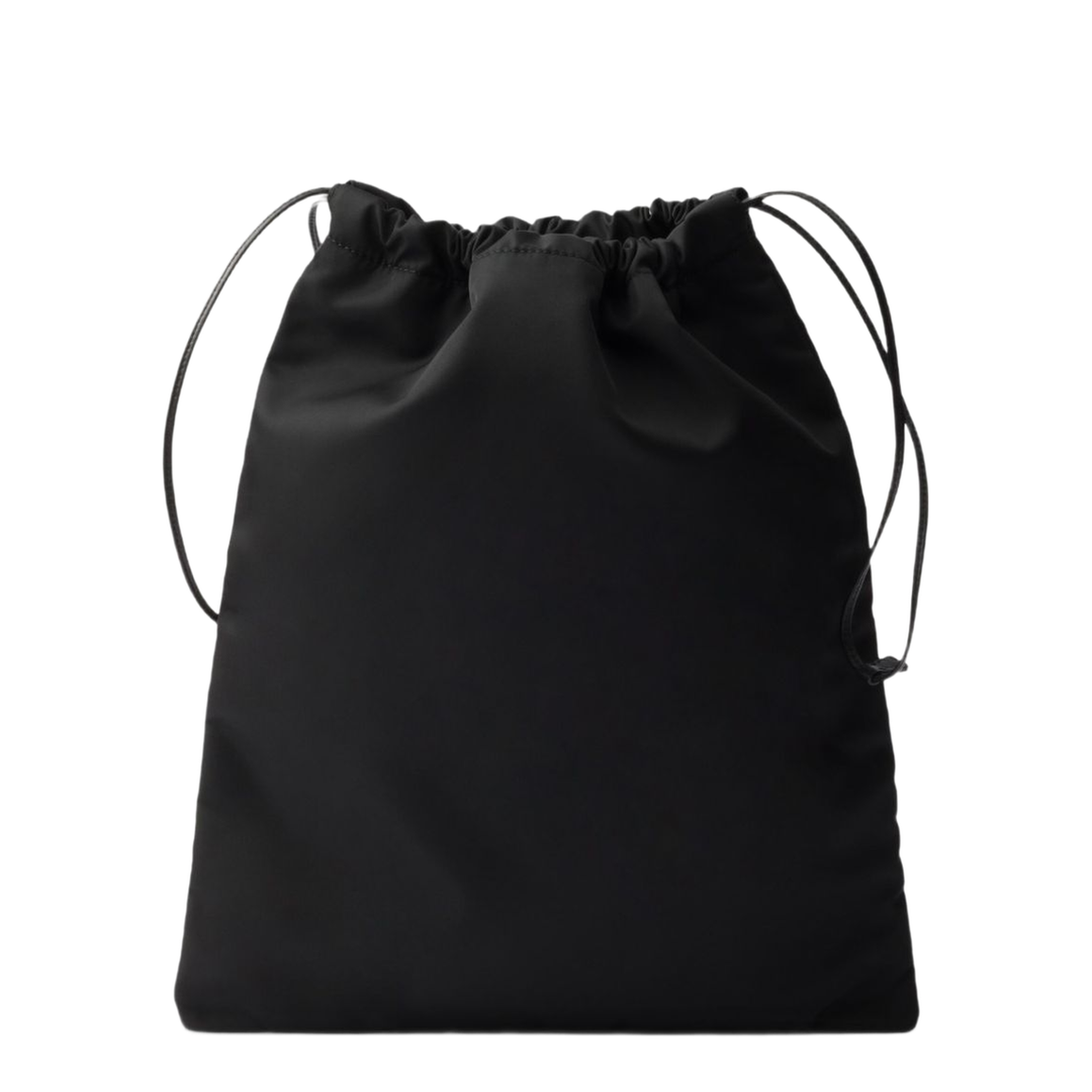 Black Pouch in Re-Nylon with Logo - Image 1