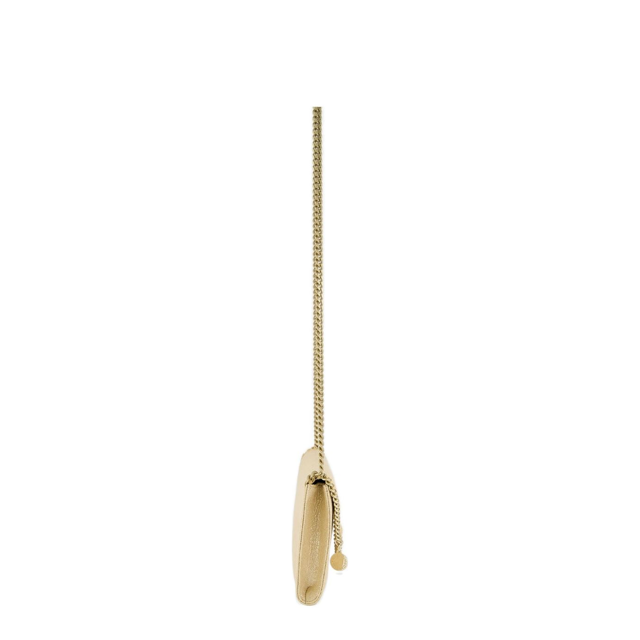 Falabella Polyester Wallet On Chain - Gold - Image 2