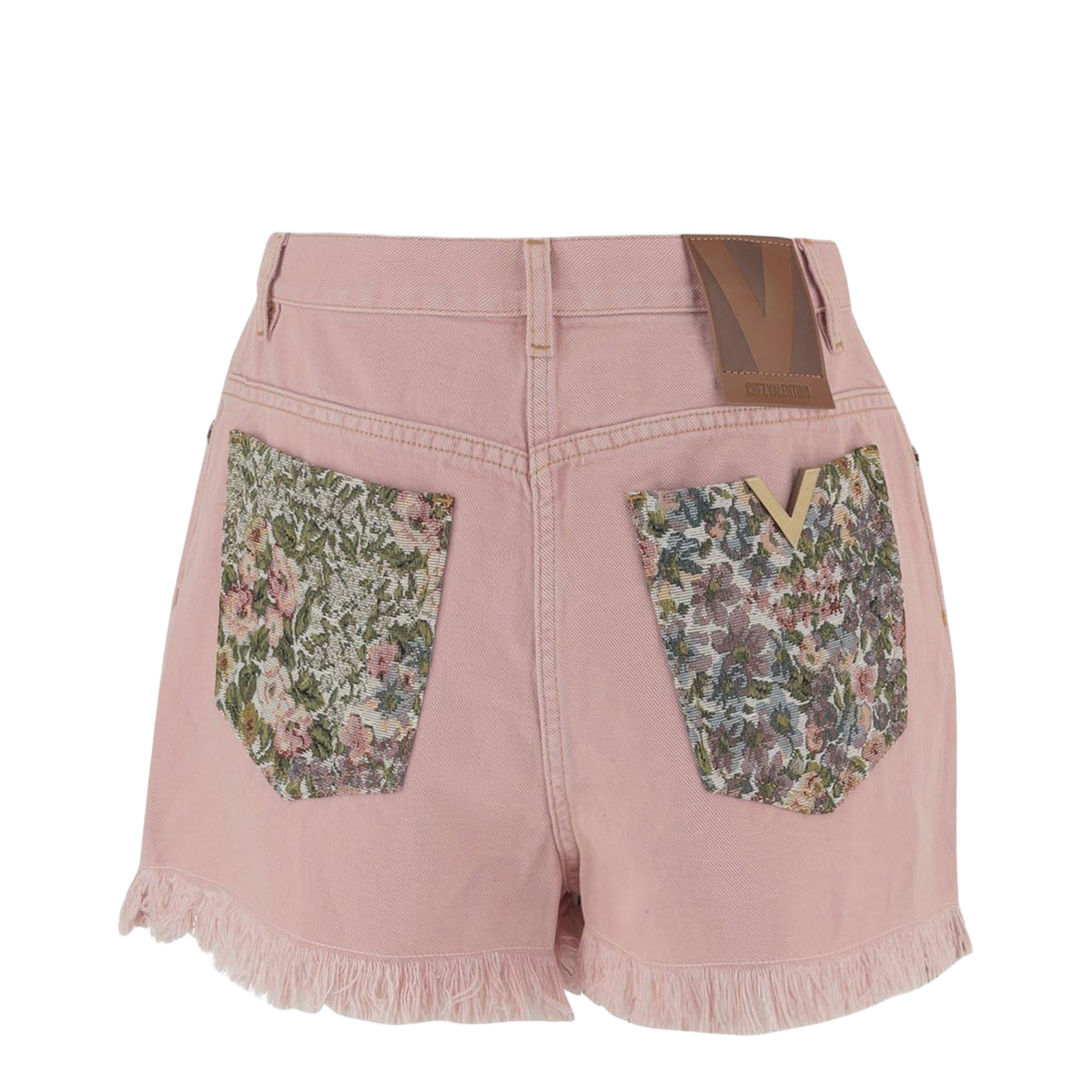 Pink Denim Shorts - Image 2