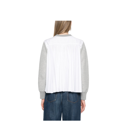 Cotton and Nylon Crewneck Sweater - Image 2