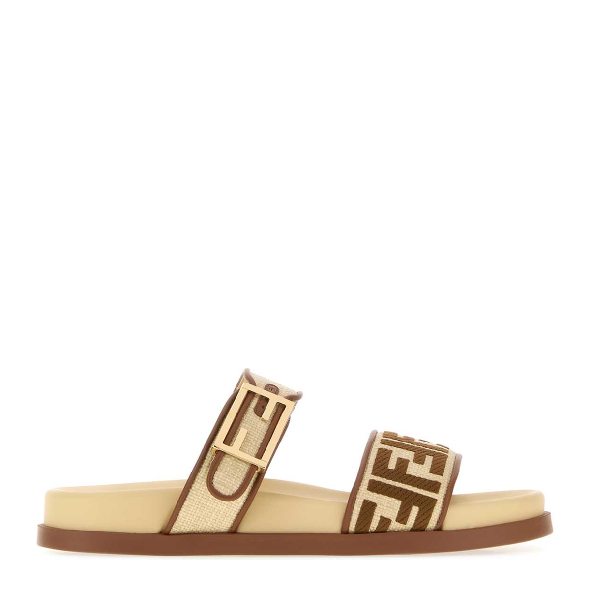 Slide Feel In Rafia Beige - Image 1