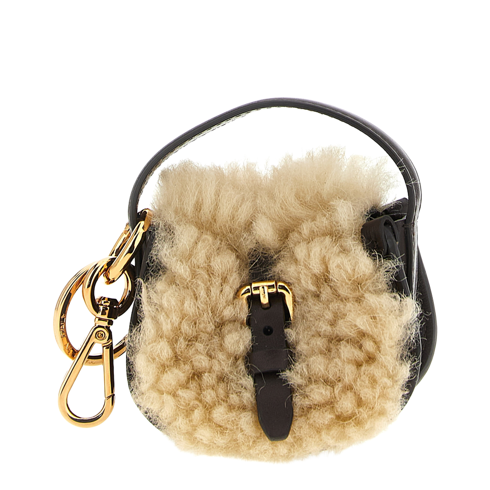 Cindolo Shearling Bag In Multicolor - Image 1