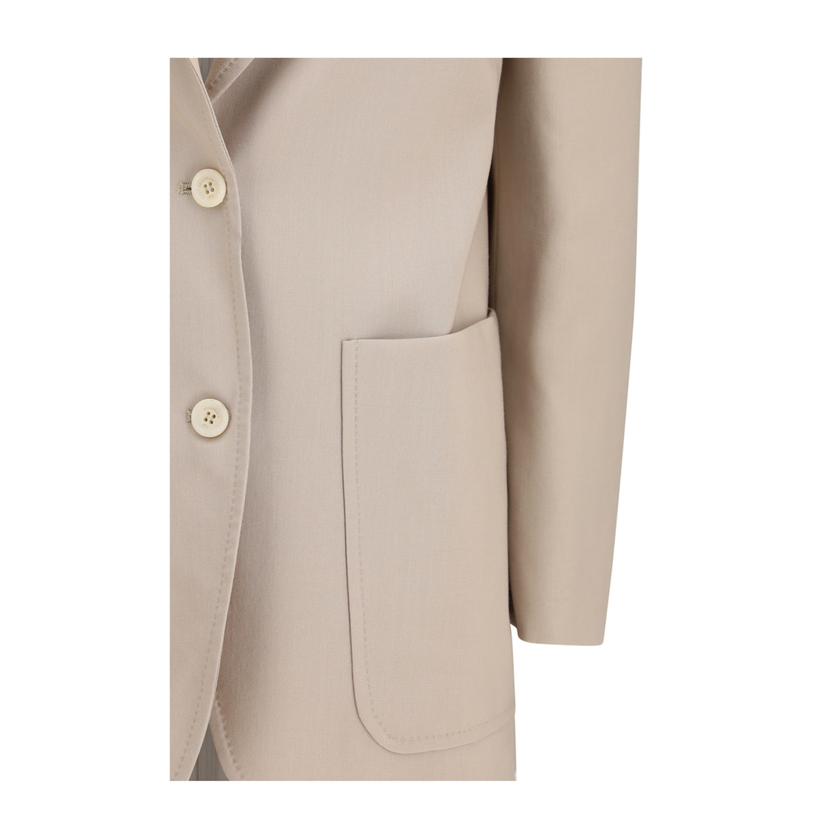 Single Breasted Wool Blend Blazer - Image 3