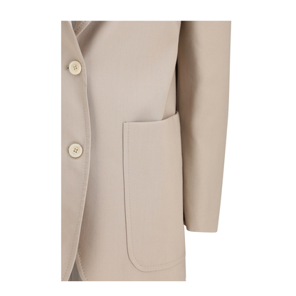 Single Breasted Wool Blend Blazer - Image 3