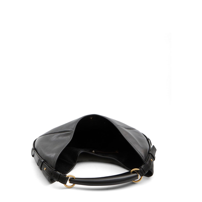 Mombasa Medium Padded Calfskin Hobo Bag - Black - Image 4