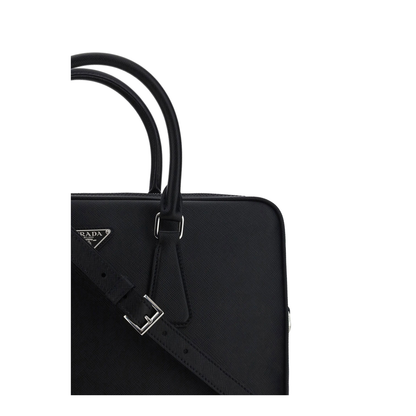 Saffiano Leather Briefcase - Image 3