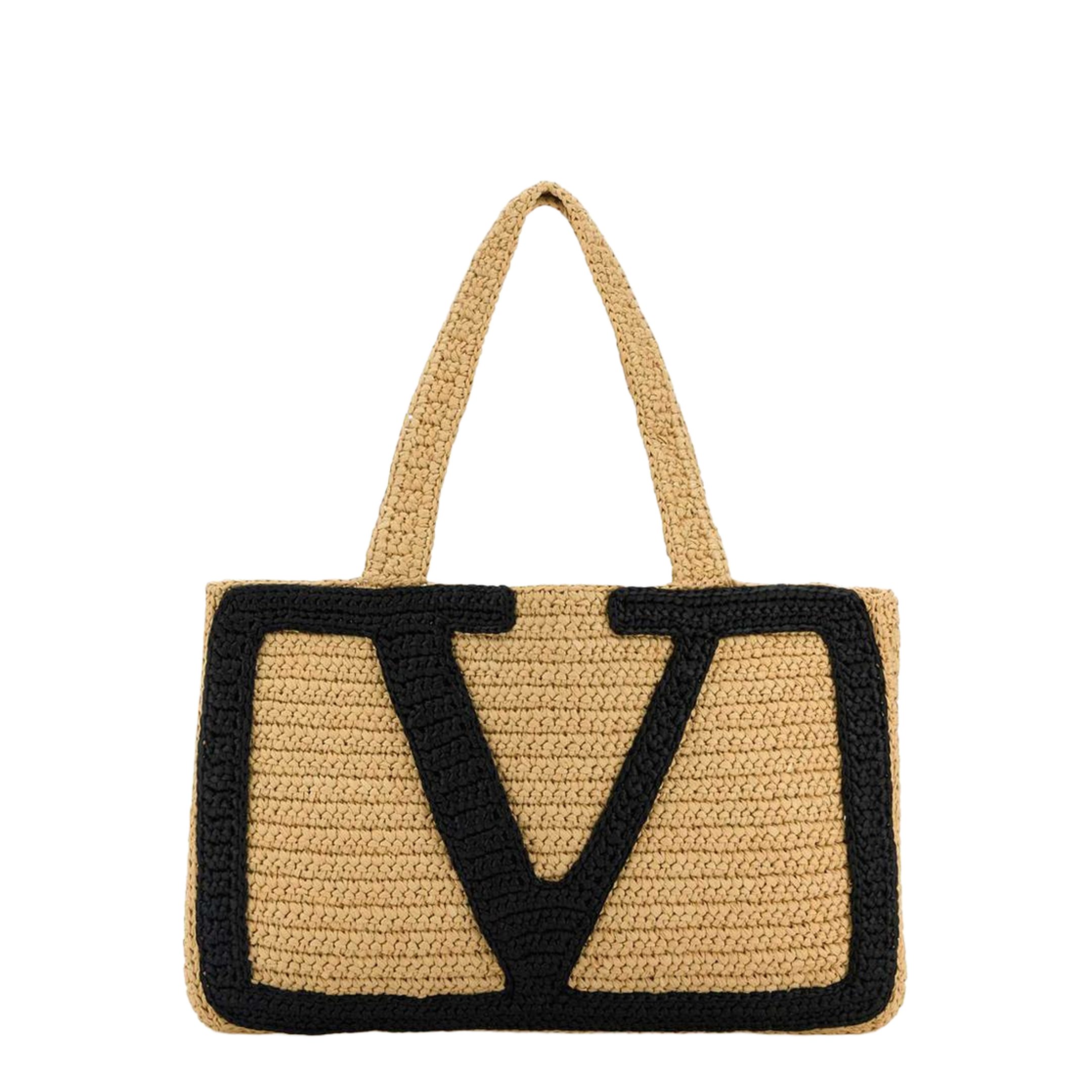 Raffia large Viva Superstar shopping bag - Image 1