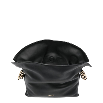 Flamenco Mini Nappa Calfskin Clutch - Black - Image 3