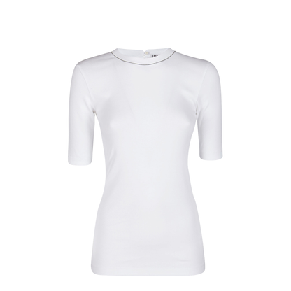 Cotton T-Shirt - White - Image 1
